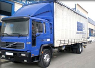Transportes Set camión de color azul