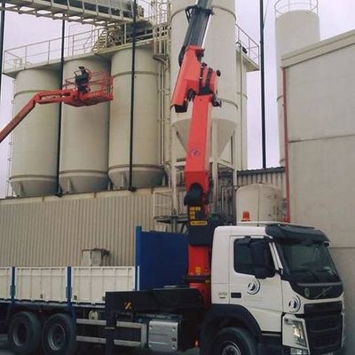 Transportes Set camión levantado contenedor tubular